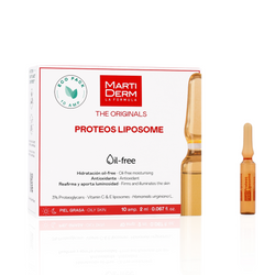 MARTIDERM AMPULĖS VEIDO ODAI SU LIPOSOMOMIS PROTEOS LIPOSOME, 10 VNT.