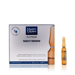 MARTIDERM Ночныe восстановлeвaющие aмпулы для лица NIGHT RENEW.  10 ампул/2мл