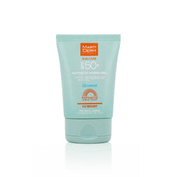 MartiDerm SPF 50 + Active [D] Hydra Gel Prakaitui atsparus kremas nuo saulės